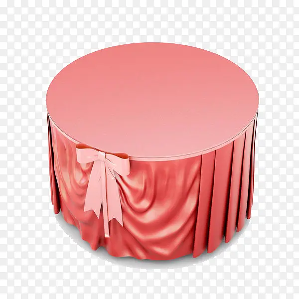 桌面上的粉红色桌布