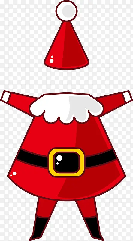 红色圣诞老人服装