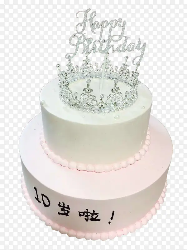 皇冠小公主创意生日蛋糕