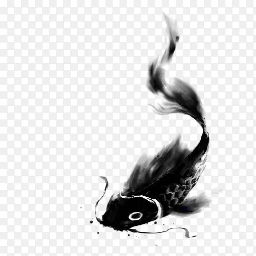 水墨小鱼