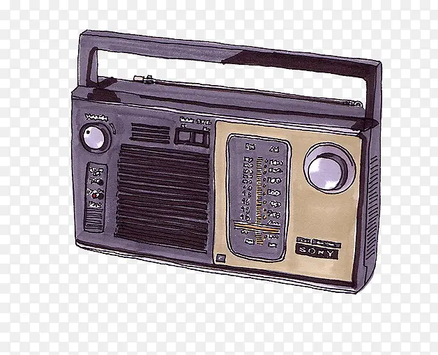 复古古老收音机