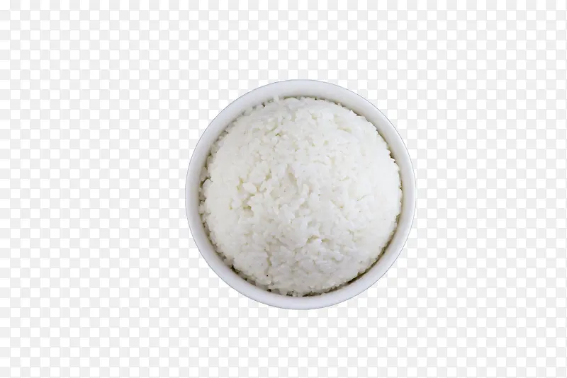 一大碗白色大米饭