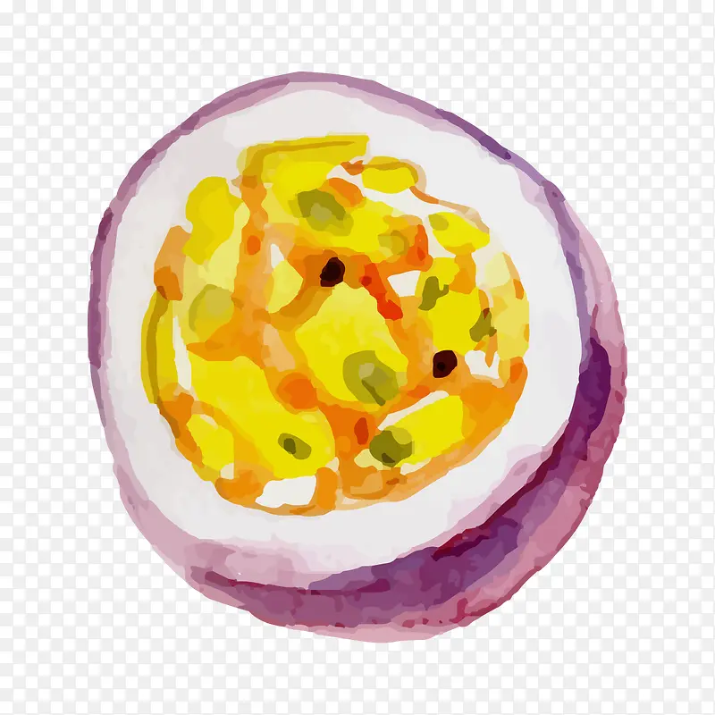 水果水彩画