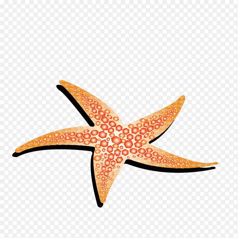 黄色海星
