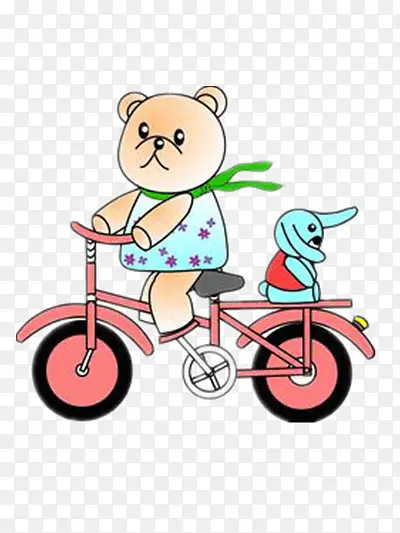 骑单车的小熊