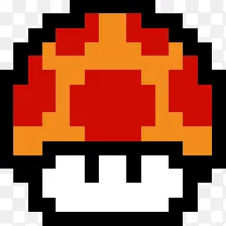 复古的蘑菇Super-Mario-icons