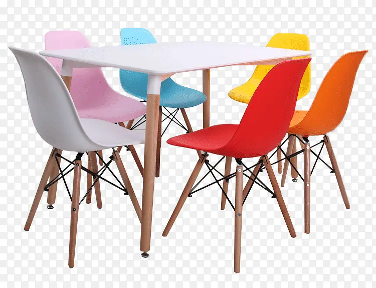 彩色凳子桌椅家居