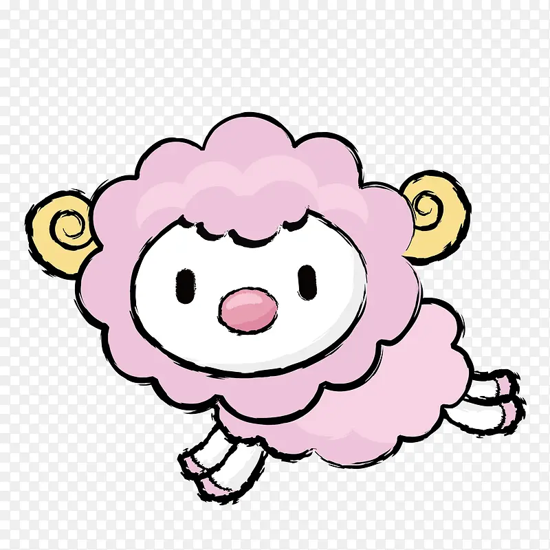 粉色小羊