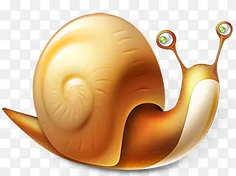 金黄色的蜗牛