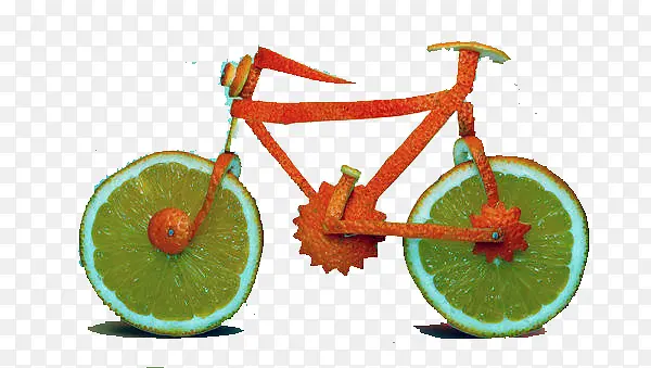 创意水果自行车