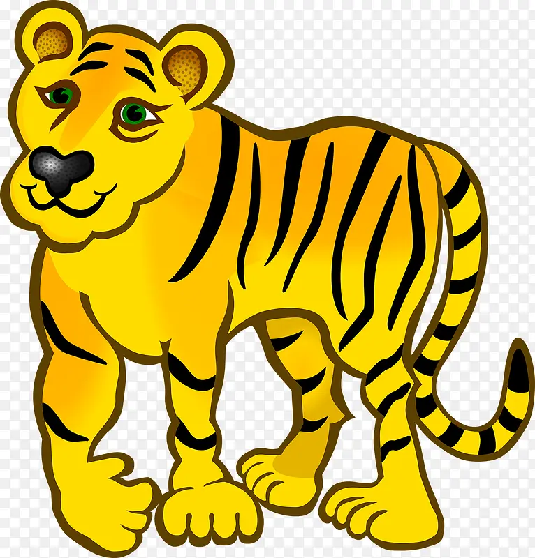 黄色的老虎