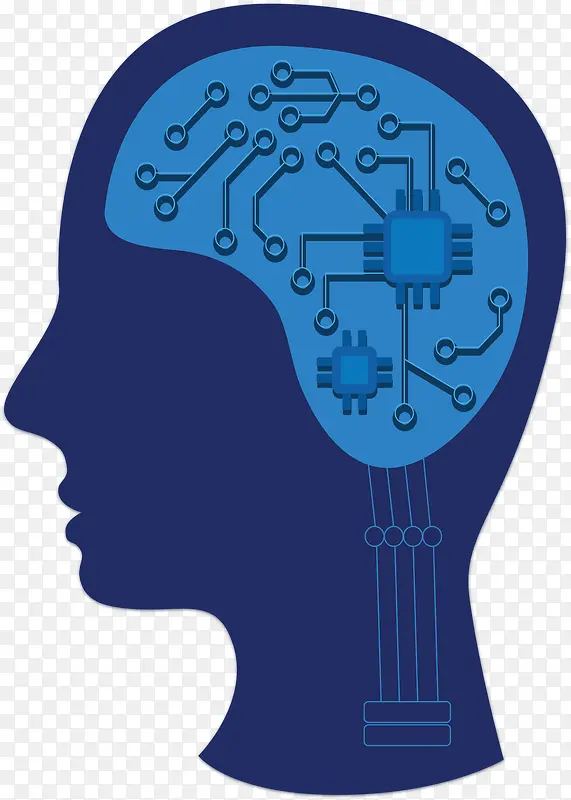 蓝色人工智能大脑