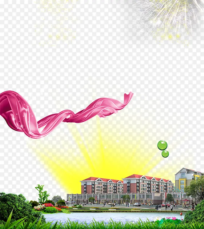 地产广告元素楼盘PNG图片素材下载_图片编号yedbbrzq-免抠素材网