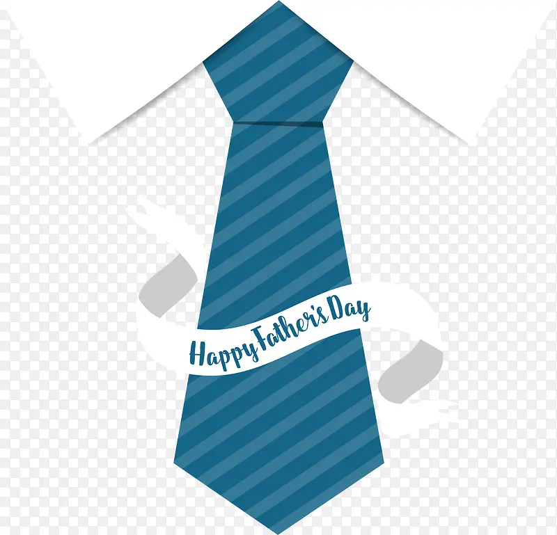 蓝色条纹领带