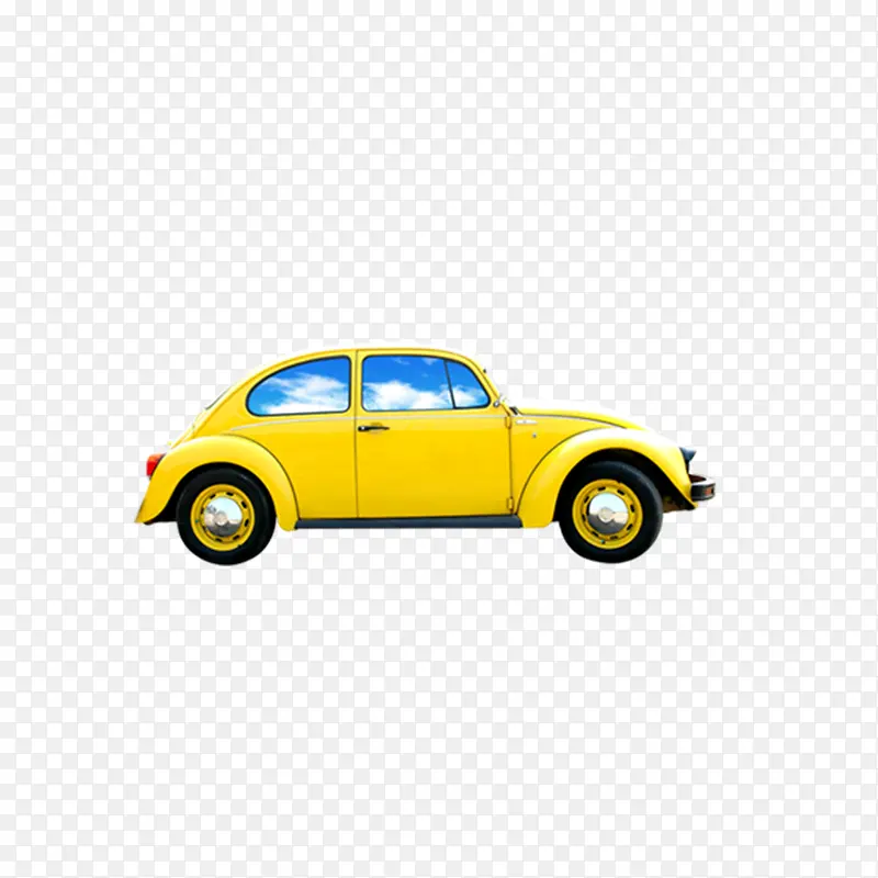 小汽车模型黄的那个