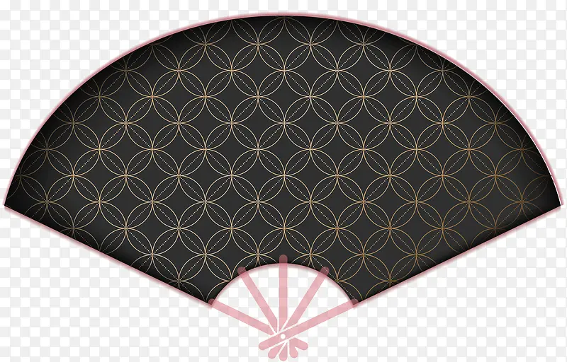 中国风折扇装饰图案