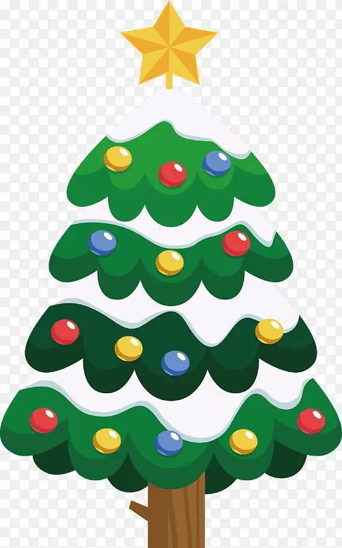 彩色小球圣诞树