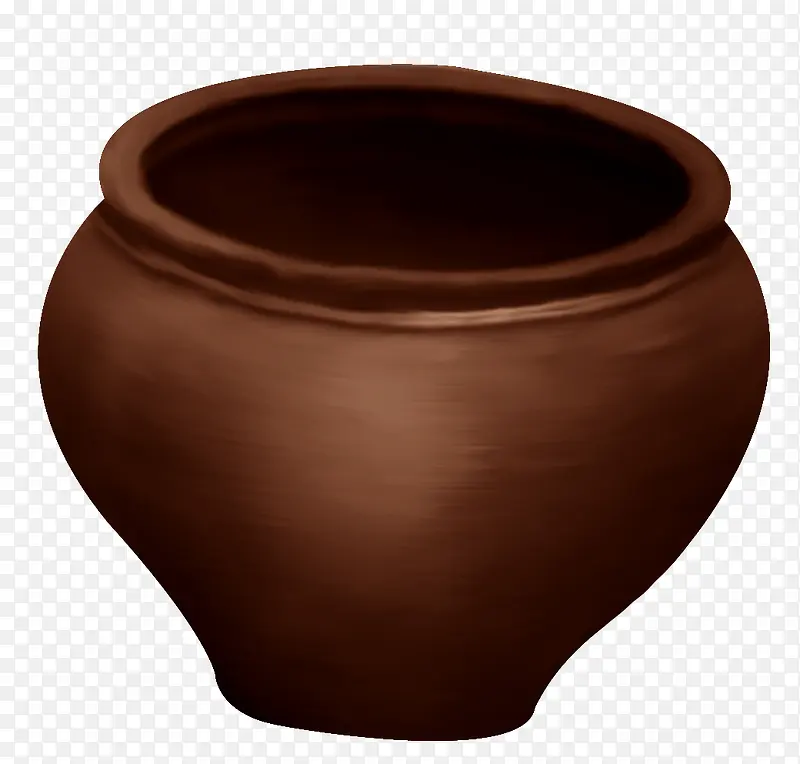 手绘埃及陶罐