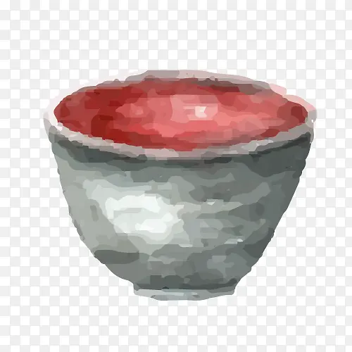 手绘陶罐