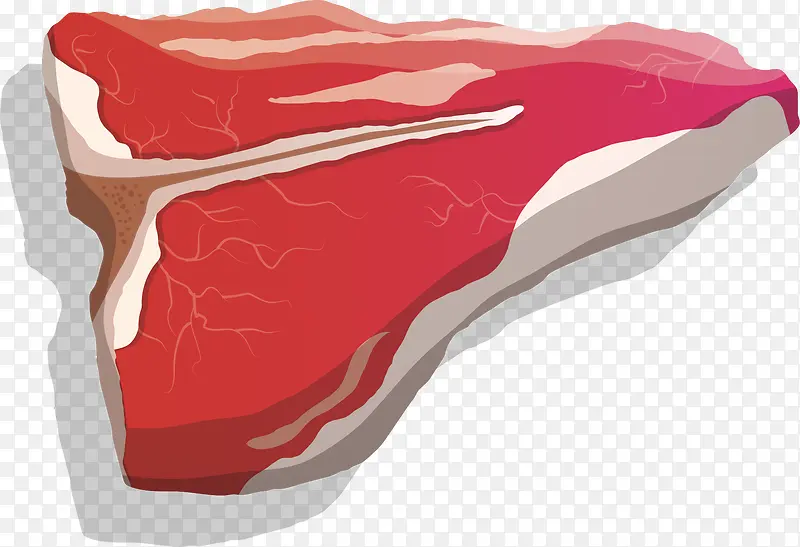 矢量手绘牛肉