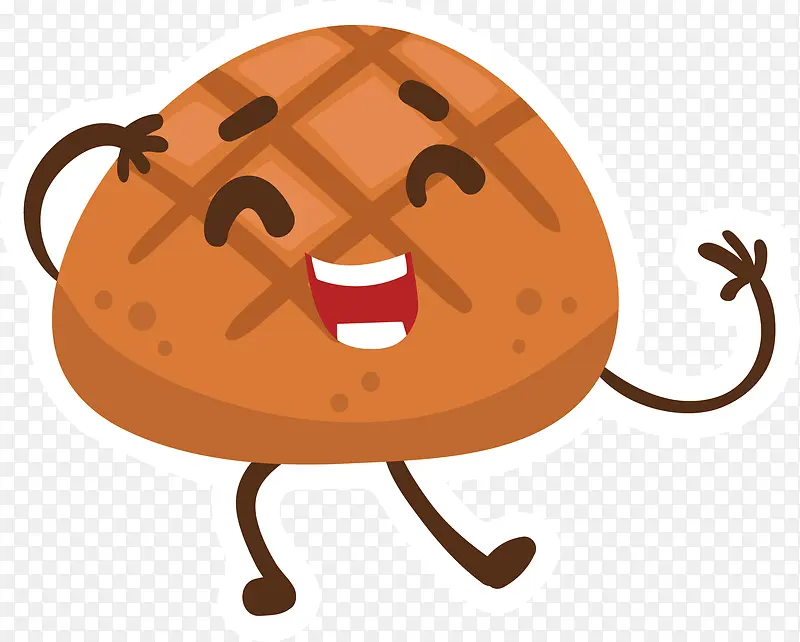 卡通巧克力饼干小人