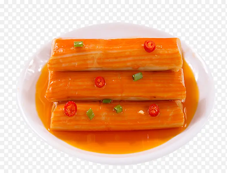 腌制的辣味蟹肉棒