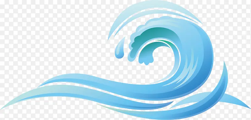 海浪素材图片
