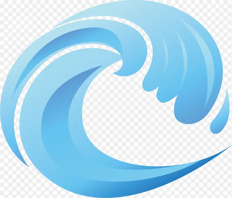 海浪素材图片