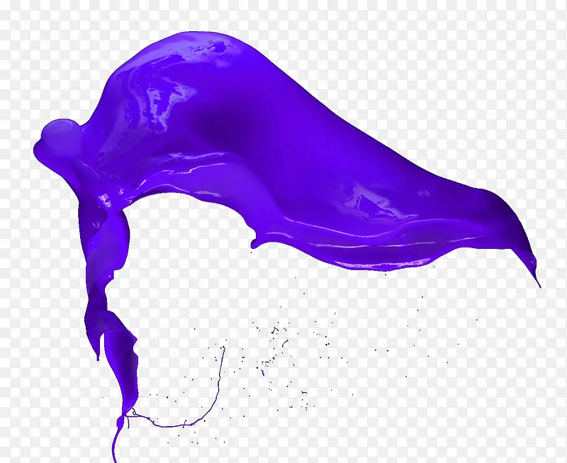 紫色油漆效果