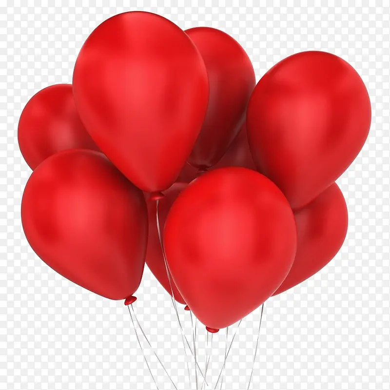 大红色气球