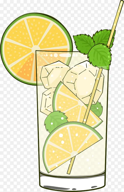 夏日清爽柠檬饮料