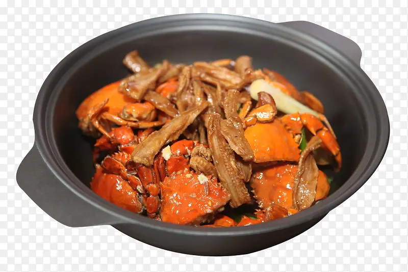 中餐美食蟹煲传统美食