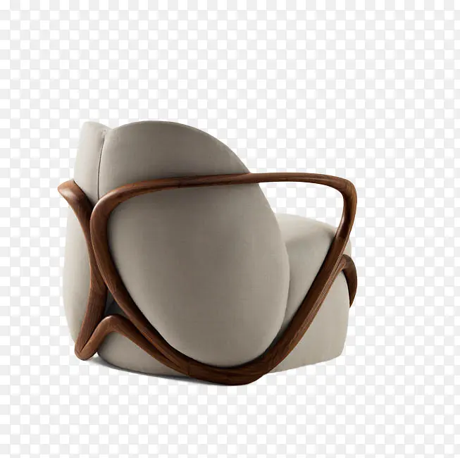 创意的白色的沙发椅子