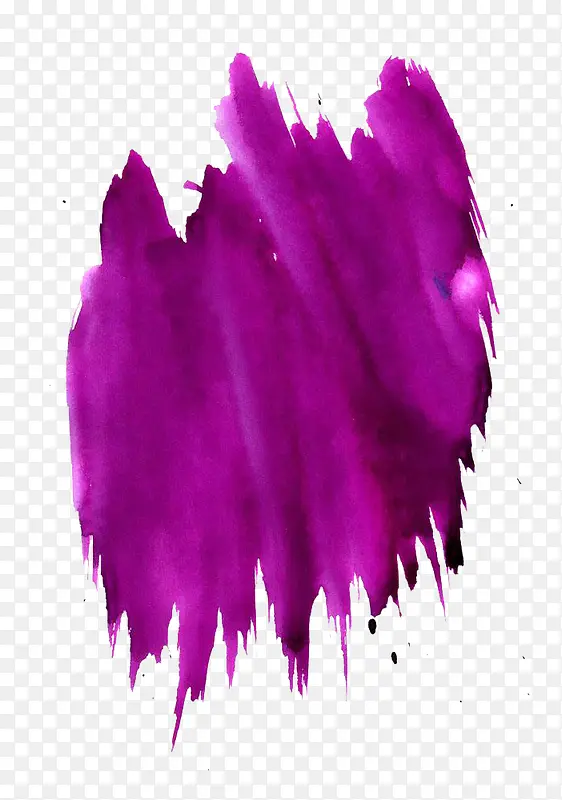 紫色中国风泼墨水彩背景PNG
