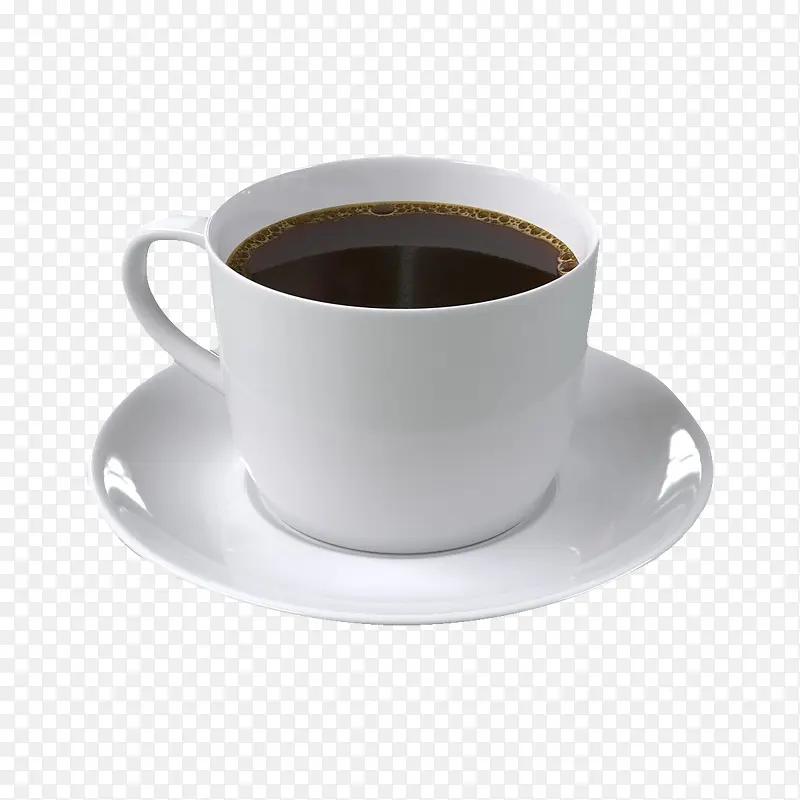 一杯咖啡盘子浓缩咖啡