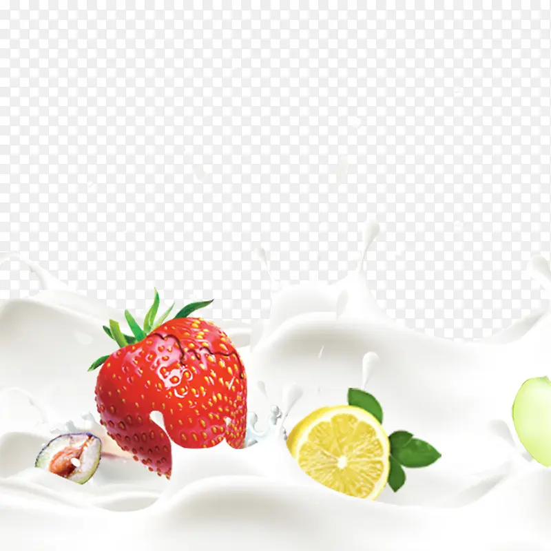 牛奶草莓柠檬
