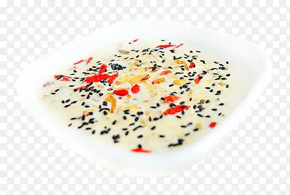 果仁枸杞牛奶燕麦粥
