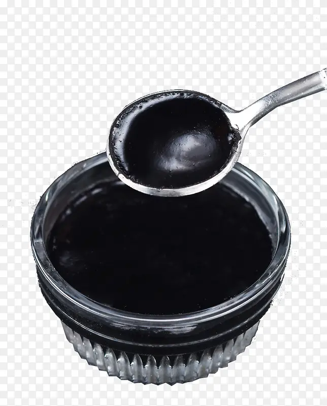 黑色墨鱼汁PNG