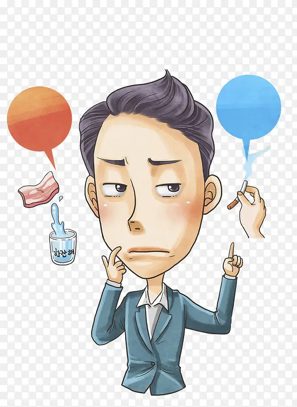思考的男人PNG图片素材下载_图片编号qplkerkq-免抠素材网
