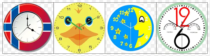 鸭子钟表