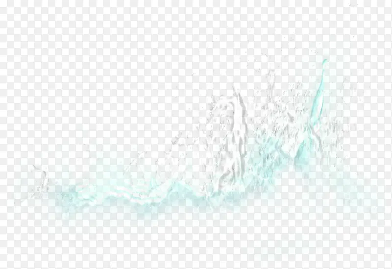 卡通素材水花素描 浪花