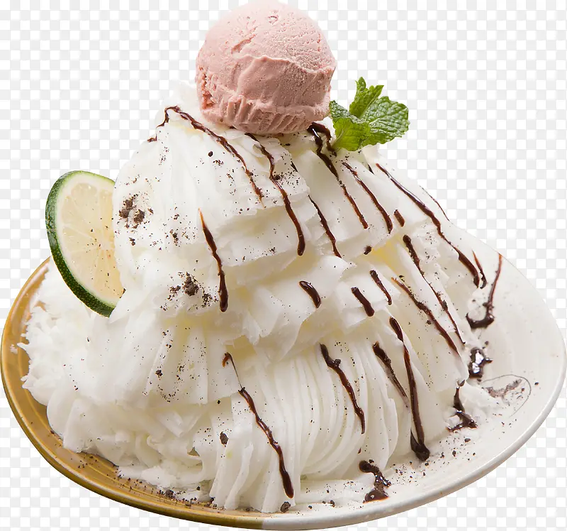 果酱沙冰冰淇淋