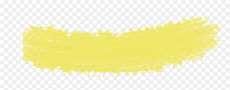 黄色水花笔刷素材