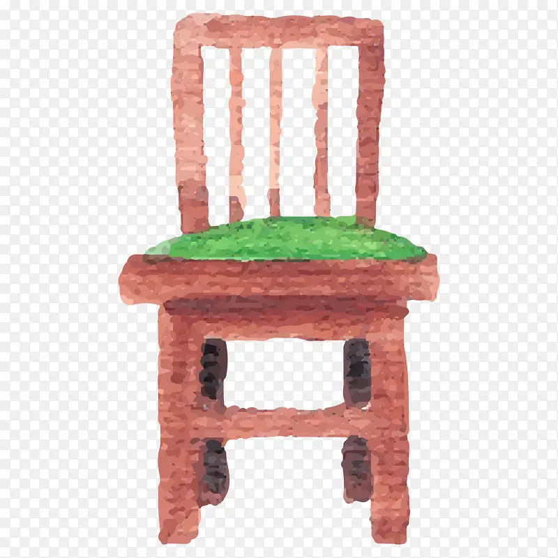水彩椅子