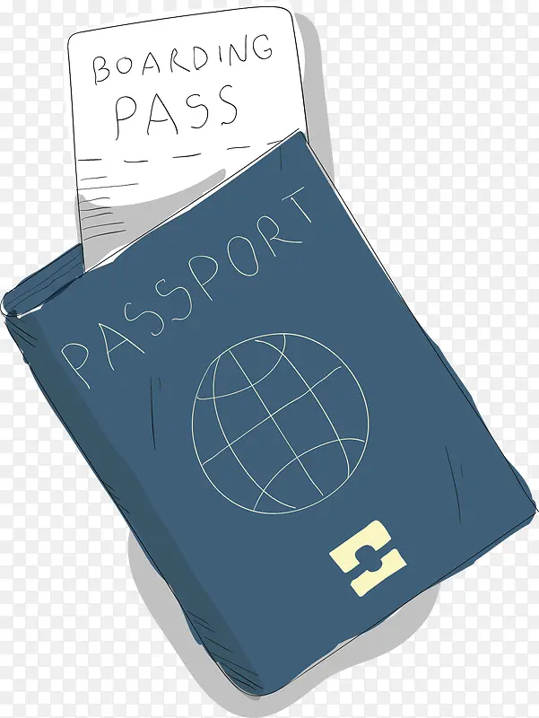 旅游护照本飞机票