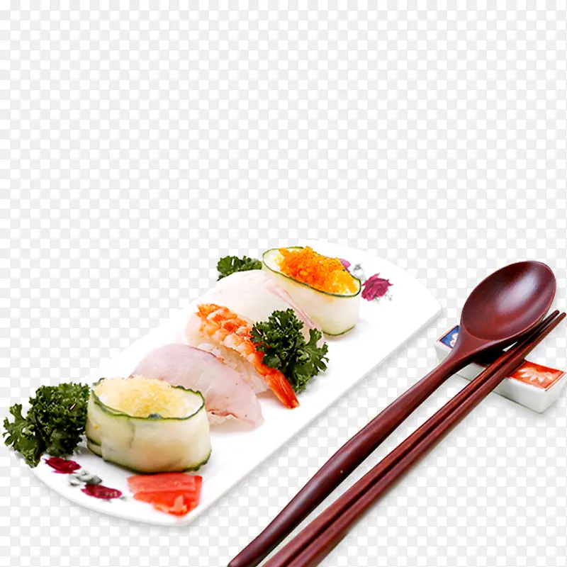 韩国美食寿司png素材