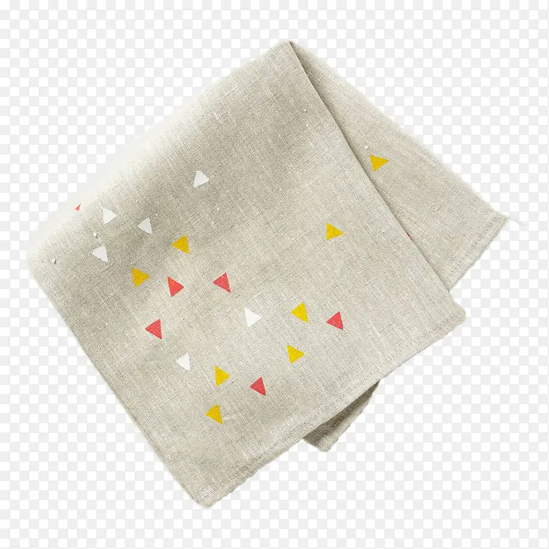 灰色折叠餐巾布中西通用