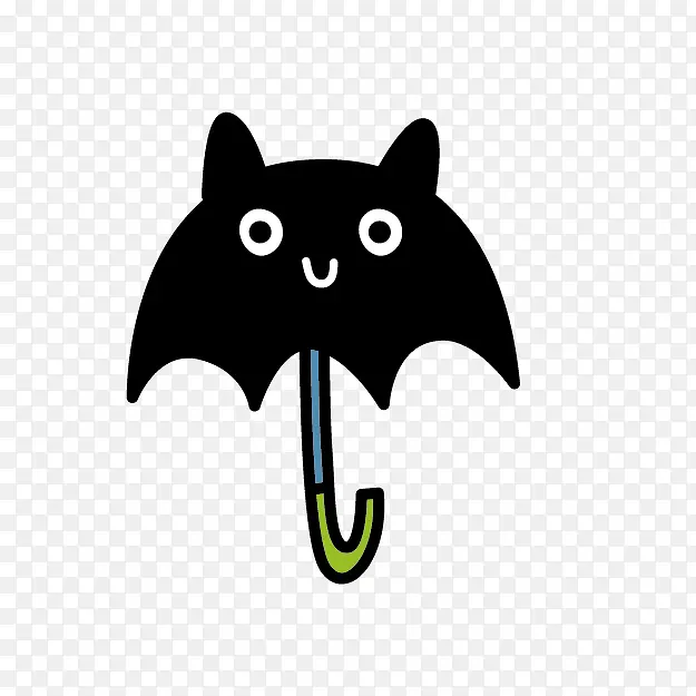 可爱小猫雨伞