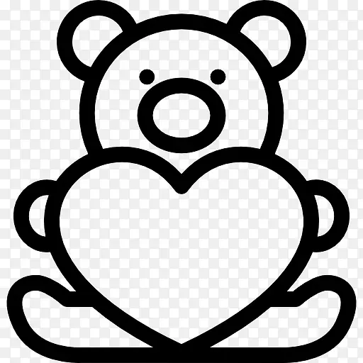 Teddy Bear的心图标