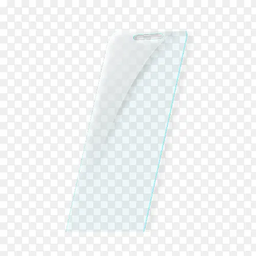 白色透明装饰手机壳设计图